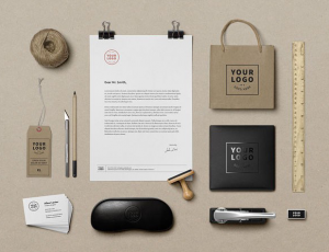 [03]环保材料的品牌&VI展示模型PSD