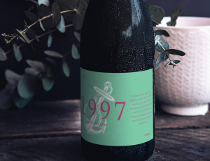 [12]葡萄酒瓶 展示模板PSD