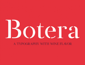 [04]葡萄酒包装风格的字体