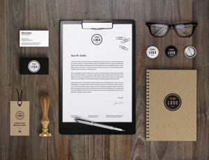 [01]高端品牌的VI应用PSD模型