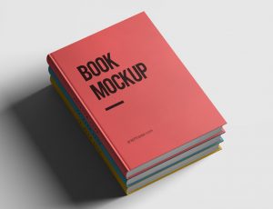 [07]书展示模板 Book Mockup PSD