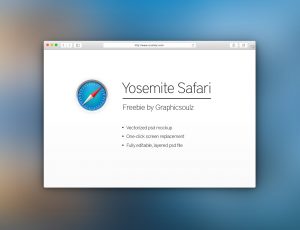 [04]苹果浏览器 safari mockup 展示模板