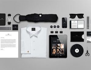 [01]服装品牌VI模板PSD