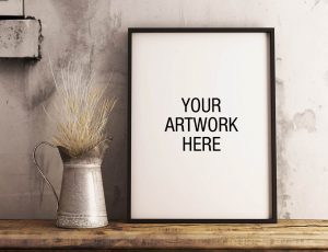 [01]质朴的海报展示模型