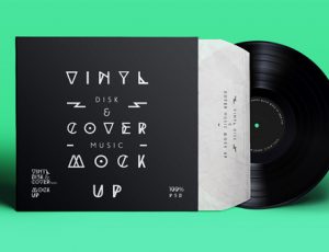 [02]非常优雅黑胶唱片PSD