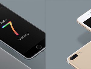 [06]iPhone 7 Mockup PSD 展示模型