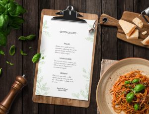 [05]食品品牌 厨房场景模板 PSD