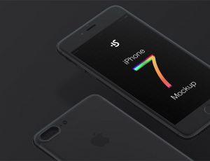 [05]iPhone 7 Mockup PSD 展示模型