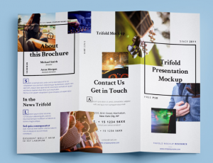 [03]精美三折页展示模板