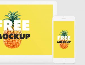 [03]简洁MacBook Air IPhone 6s Mockup