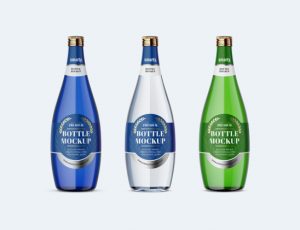 [05]玻璃瓶 Mockups PSD