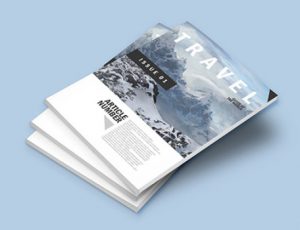 [03]杂志书刊展示模型PSD