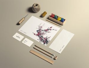 [08]工艺文具品牌展示模型PSD