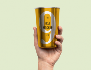 [05]金属杯展示模型 PSD