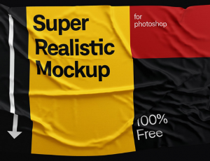 [11]织物褶皱样机 Mockup PSD