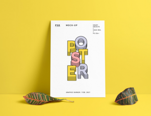 [08]海报展示模型 PSD