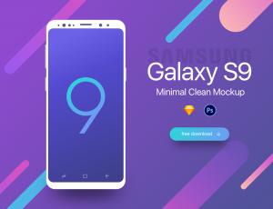 [22]简约 Galaxy S9 Mockup