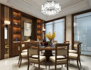 107-餐厅模型/中餐厅/西餐厅/餐吧台/3D模型