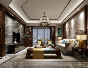 89-客厅模型/客餐厅/会客厅/起居室/3D模型