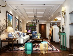 170-客厅模型/客餐厅/会客厅/起居室/3D模型