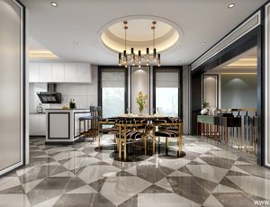 56-客厅模型/客餐厅/会客厅/起居室/3D模型