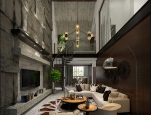 244-客厅模型/客餐厅/会客厅/起居室/3D模型