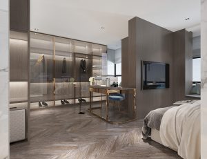 03-衣帽间3Dmax模型/材质灯光齐全/无水印