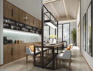 432-客厅模型/客餐厅/会客厅/起居室/3D模型