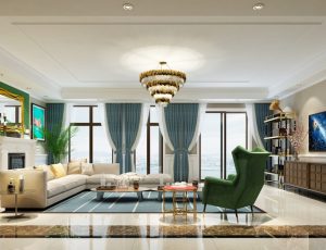 262-客厅模型/客餐厅/会客厅/起居室/3D模型