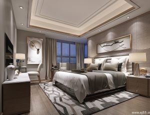 278-卧室/父母房/次卧模型/卧室效果图/3D模型