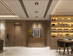 329-客厅模型/客餐厅/会客厅/起居室/3D模型