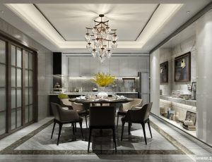 36-餐厅模型/中餐厅/西餐厅/餐吧台/3D模型