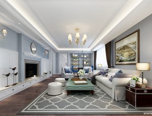 20-客厅模型/客餐厅/会客厅/起居室/3D模型