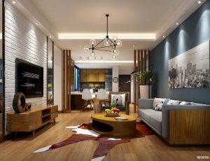 285-客厅模型/客餐厅/会客厅/起居室/3D模型