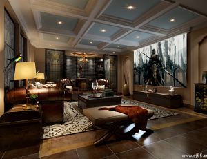 24-娱乐/茶室/影音室模型/影音室效果图/3D模型/茶室模型/娱乐室3D模型