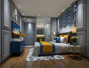 19-卧室/父母房/次卧模型/卧室效果图/3D模型