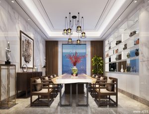 114-餐厅模型/中餐厅/西餐厅/餐吧台/3D模型