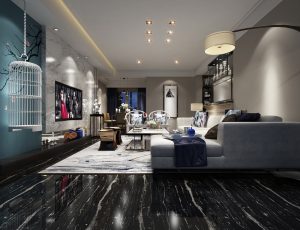 217-客厅模型/客餐厅/会客厅/起居室/3D模型