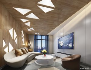 461-客厅模型/客餐厅/会客厅/起居室/3D模型