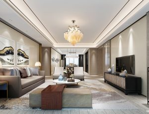 32-客厅模型/客餐厅/会客厅/起居室/3D模型