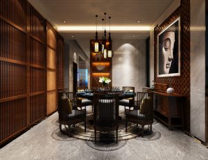 271-客厅模型/客餐厅/会客厅/起居室/3D模型