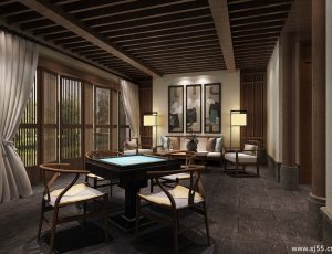 124-娱乐/茶室/影音室模型/影音室效果图/3D模型/茶室模型/娱乐室3D模型