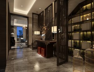 308-客厅模型/客餐厅/会客厅/起居室/3D模型