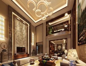 16-客厅模型/客餐厅/会客厅/起居室/3D模型