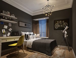 12-儿童房模型/儿童房效果图/3D模型/无水印模型/小孩房3D模型