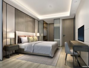 08-卧室/父母房/次卧模型/卧室效果图/3D模型