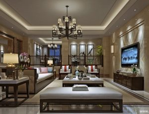 68-客厅模型/客餐厅/会客厅/起居室/3D模型