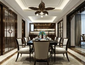 35-餐厅模型/中餐厅/西餐厅/餐吧台/3D模型