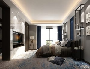 12-卧室/父母房/次卧模型/卧室效果图/3D模型