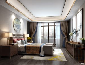 246-卧室/父母房/次卧模型/卧室效果图/3D模型